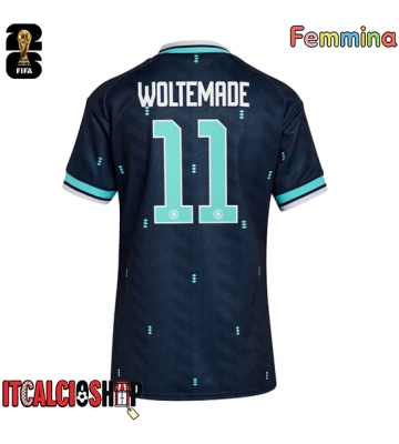 Germania Nick Woltemade #11 Seconda Maglia Femmina Mondiali 2026 Manica Corta